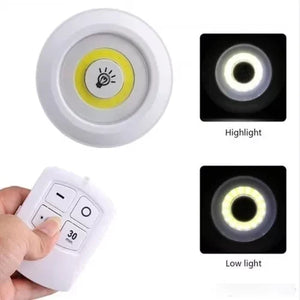💡 Pack de 3 Luces LED Inalámbricas con Control Remoto – ¡Ilumina Fácilmente Cualquier Espacio!