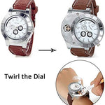 Reloj Analógico con Encendedor USB Recargable - huayue