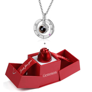 Genosos - Collar Te Amo + Rose Box