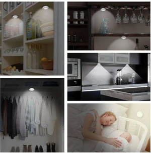 💡 Pack de 3 Luces LED Inalámbricas con Control Remoto – ¡Ilumina Fácilmente Cualquier Espacio!