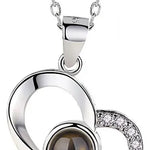 🌹 Collar con Rosa Eterna en Caja Joyero – El Regalo que Dice Te Amo en 100 Idiomas